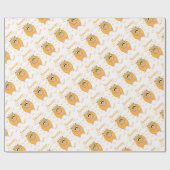 Hamster Geschenkpapier (Flach)