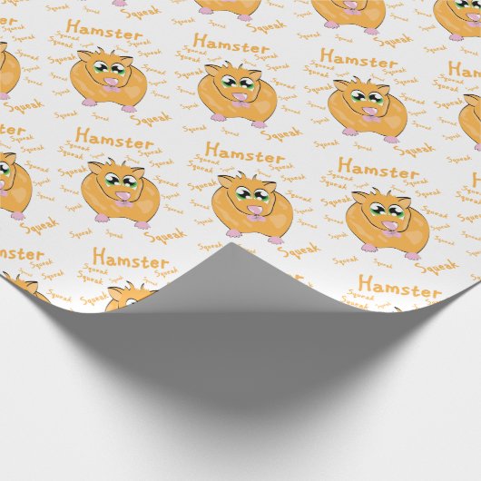 Hamster Geschenkpapier (Ecke)