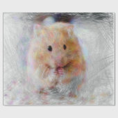 Hamster Geschenkpapier (Flach)