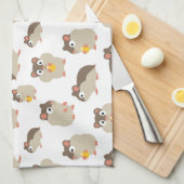 Hamster Geschirrtuch (Viertel Falte)