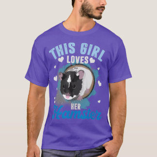 Hamster Girl Rodent Pet Lover Guinea Schweinehalte T-Shirt
