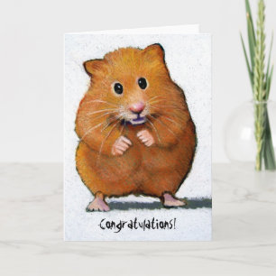 HAMSTER Gratulationen! Karte