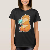 Hamster Haartrockner Tierhahn Hammy Besitzer Haust T-Shirt (Vorderseite)