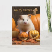 Hamster Halloween Card Karte (Vorderseite)