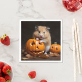 Hamster Halloween Serviette (Beispiel)