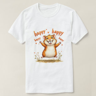 Hamster 'Happy Hamster' T-Shirt