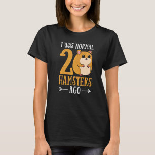 Hamster Haustier Tier Süße Käfige Ball Rad Futter T-Shirt