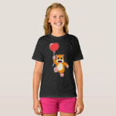 Hamster Heart Balloon T-Shirt (Vorne ganz)