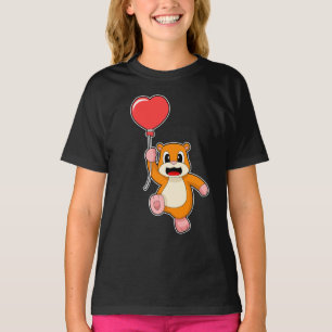 Hamster Heart Balloon T-Shirt