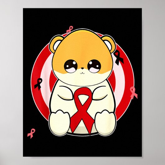 Hamster Heart Disease Awareness Month  Poster (Vorne)