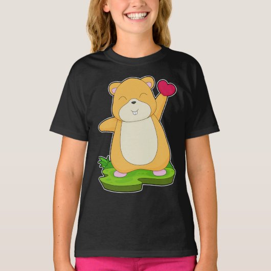 Hamster Heart T-Shirt (Vorderseite)