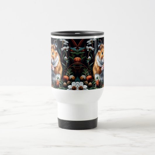 Hamster Herbstfest Reisebecher (Mittel)