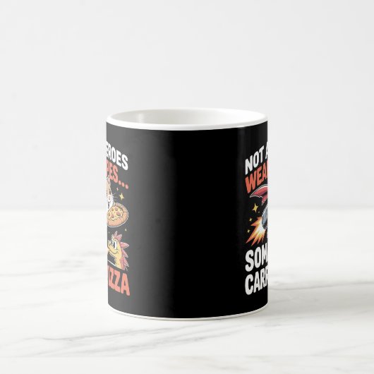 Hamster Hero mit Pizza Jetpack - Funny Cartoon Kaffeetasse (Mittel)