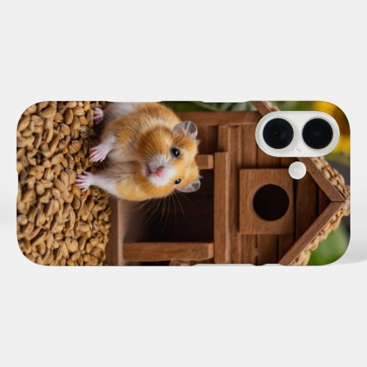 Hamster Hideout Case-Mate iPhone Hülle (Rückseite (Horizontal))