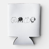 Hamster-Hintern Dosenkühler (Vorderseite)