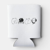 Hamster-Hintern Dosenkühler (Rückseite)