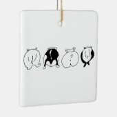 Hamster-Hintern Keramikornament (Rechts)