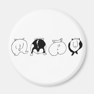 Hamster-Hintern Magnet