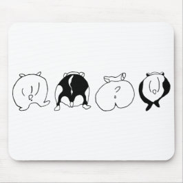 Hamster-Hintern Mousepad