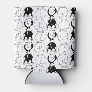 Hamster Hintern Pattern Dosenkühler