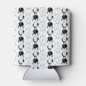 Hamster Hintern Pattern Dosenkühler (Rückseite)