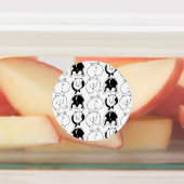 Hamster Hintern Pattern Etiketten (Befestigt)