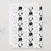 Hamster Hintern Pattern Feiertagskarte (Vorderseite)