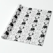 Hamster Hintern Pattern Geschenkpapier (Ungerollt)