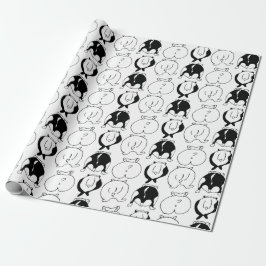 Hamster Hintern Pattern Geschenkpapier