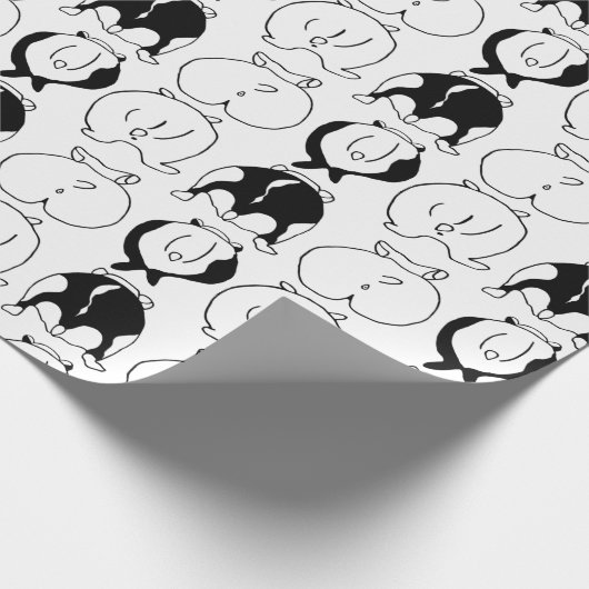 Hamster Hintern Pattern Geschenkpapier (Ecke)