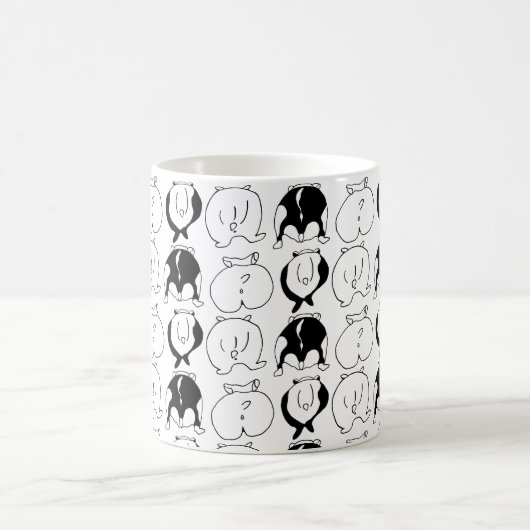 Hamster Hintern Pattern Kaffeetasse (Mittel)