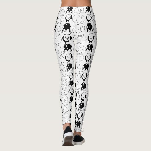 Hamster Hintern Pattern Leggings (Rückseite)
