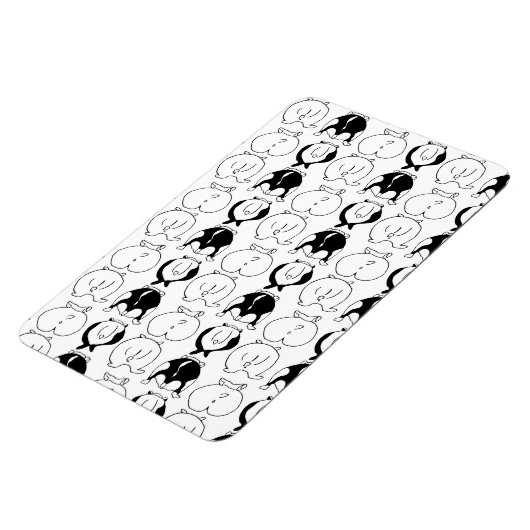 Hamster Hintern Pattern Magnet (Linke Seite)