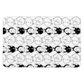 Hamster Hintern Pattern Magnet (Horizontal)