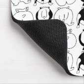 Hamster Hintern Pattern Mousepad (Ecke)