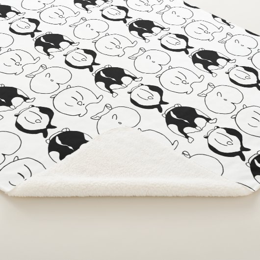 Hamster Hintern Pattern Sherpadecke (3/4)