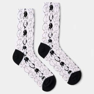 Hamster Hintern Pattern Socken