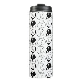 Hamster Hintern Pattern Thermosbecher