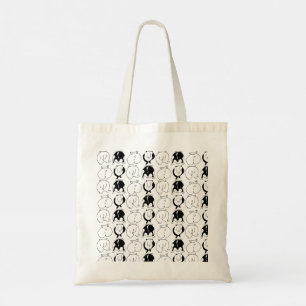 Hamster Hintern Pattern Tragetasche