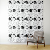 Hamster Hintern Pattern Wandteppich (Beispiel)