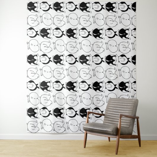 Hamster Hintern Pattern Wandteppich (Beispiel)