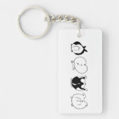 Hamster-Hintern Schlüsselanhänger (Vorderseite)