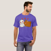HAMSTER Hochzeitstag-Engagement Partei Ihm T-Shirt (Vorne ganz)