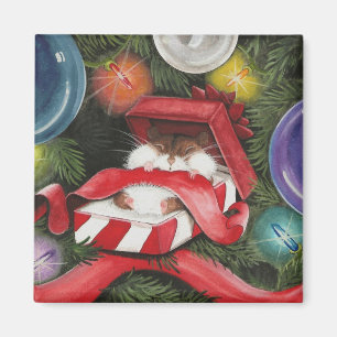 Hamster Holiday Magnet