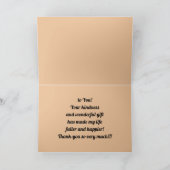 Hamster Hug Dankeskarte (Innenseite)