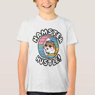 Hamster Hustle Niedlich Workout Tri-Blend Shirt