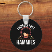Hamster I Wheely Liebe Hammies Schlüsselanhänger (Vorderseite)