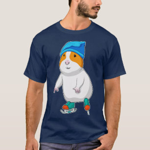 Hamster Ice Skaten Ice Skate T-Shirt