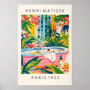 Hamster im Badewanne-Kunstposter, Maximalistischer Poster