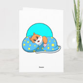 Hamster im Schlaf mit Blanket.PNG Karte (Rückseite)